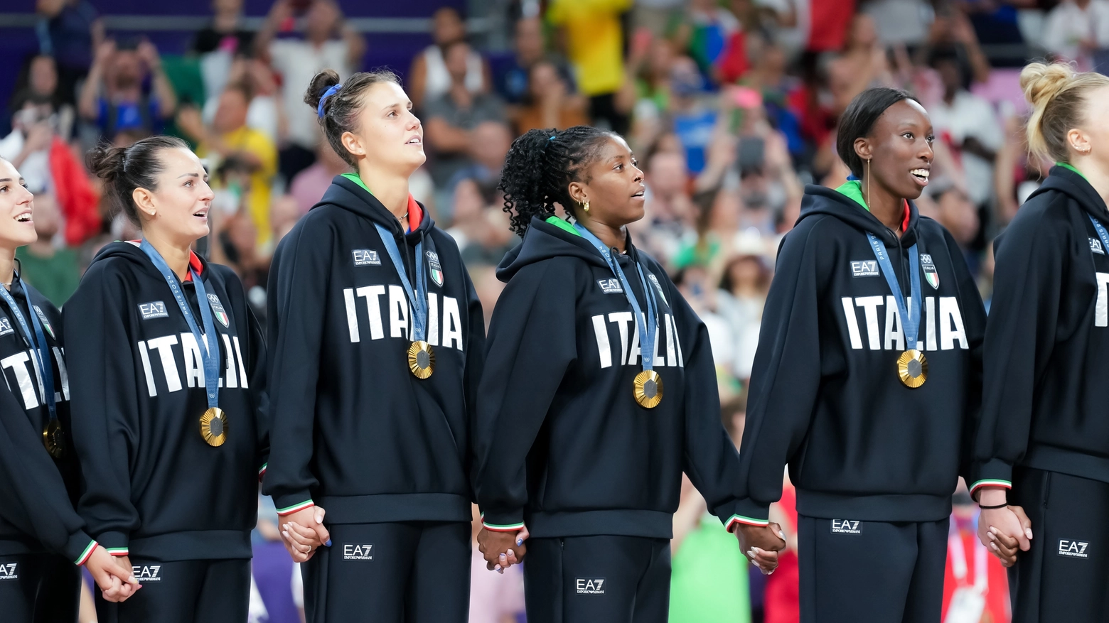 Olimpiadi, l’Italia del volley femminile nella leggenda vittoria e medaglia d'oro Italia-USA  3-0 torneo pallavolo femminile finale Giochi Olimpici  Olimpiadi  Olimpiade Estive Olympic Games Paris