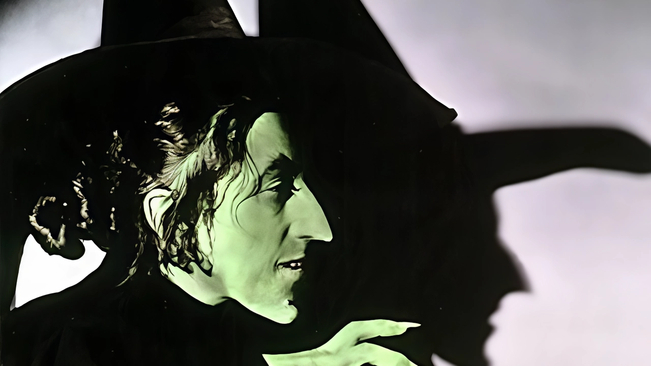 Margaret Hamilton, la malvagia strega dell’Ovest del film ago di Oz (1939)