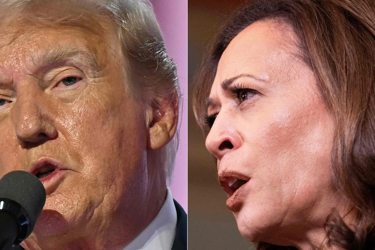 Donald Trump e Kamala Harrisa (Ansa)