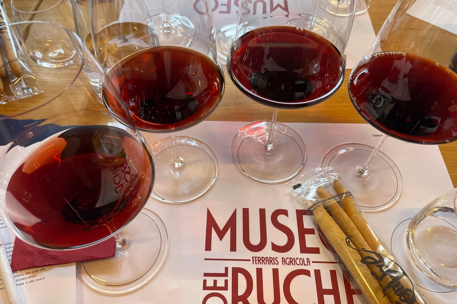 I vini Vigna del Parroco in degustazione
