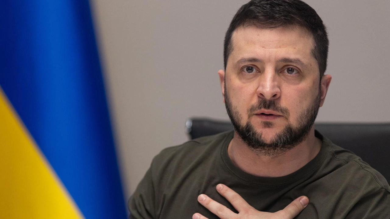 Il presidente ucraino Volodymyr Zelensky (Ansa)