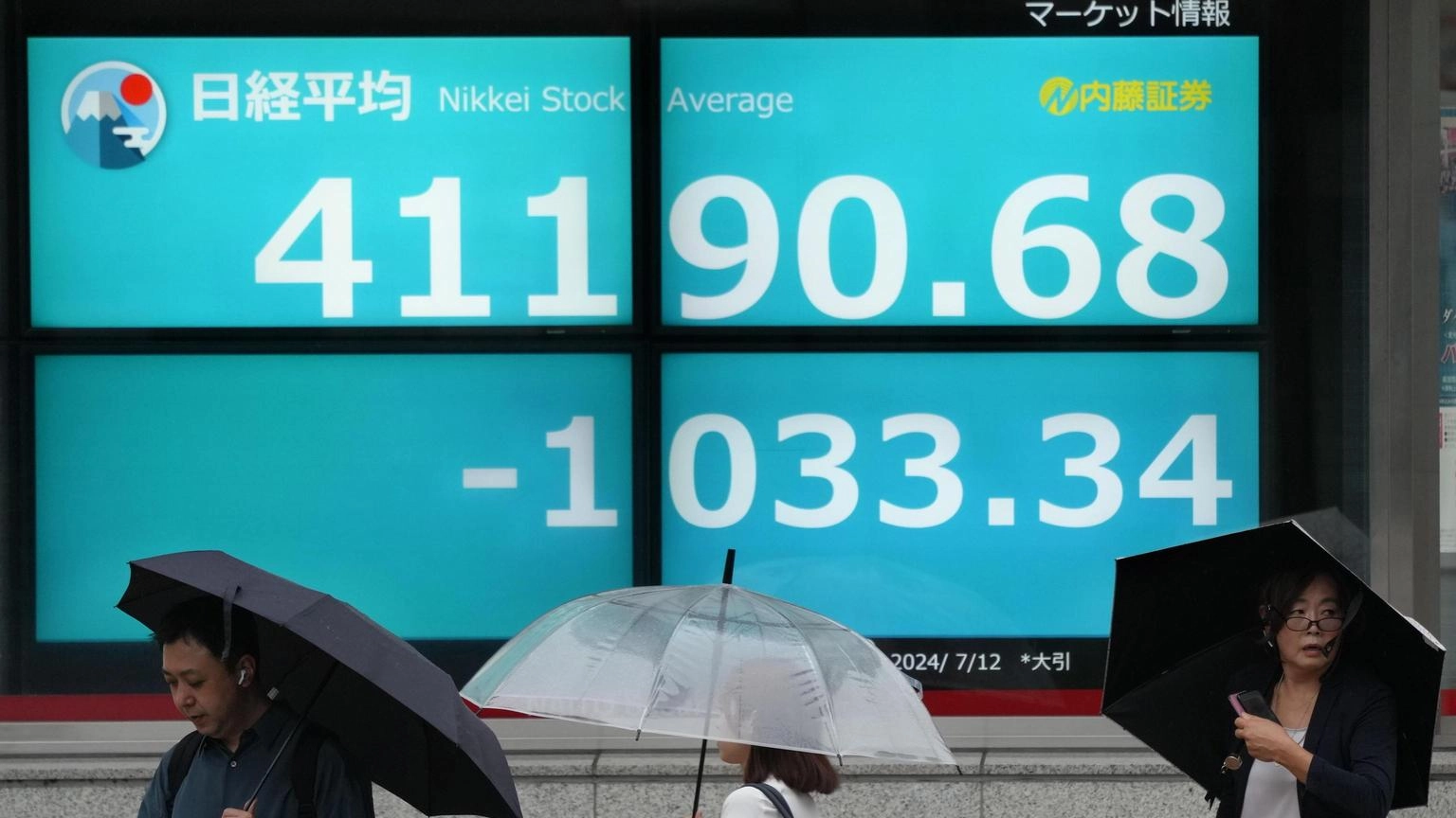 Borsa:Nikkei a Tokyo scivola di oltre il 2% dopo calo a Ny