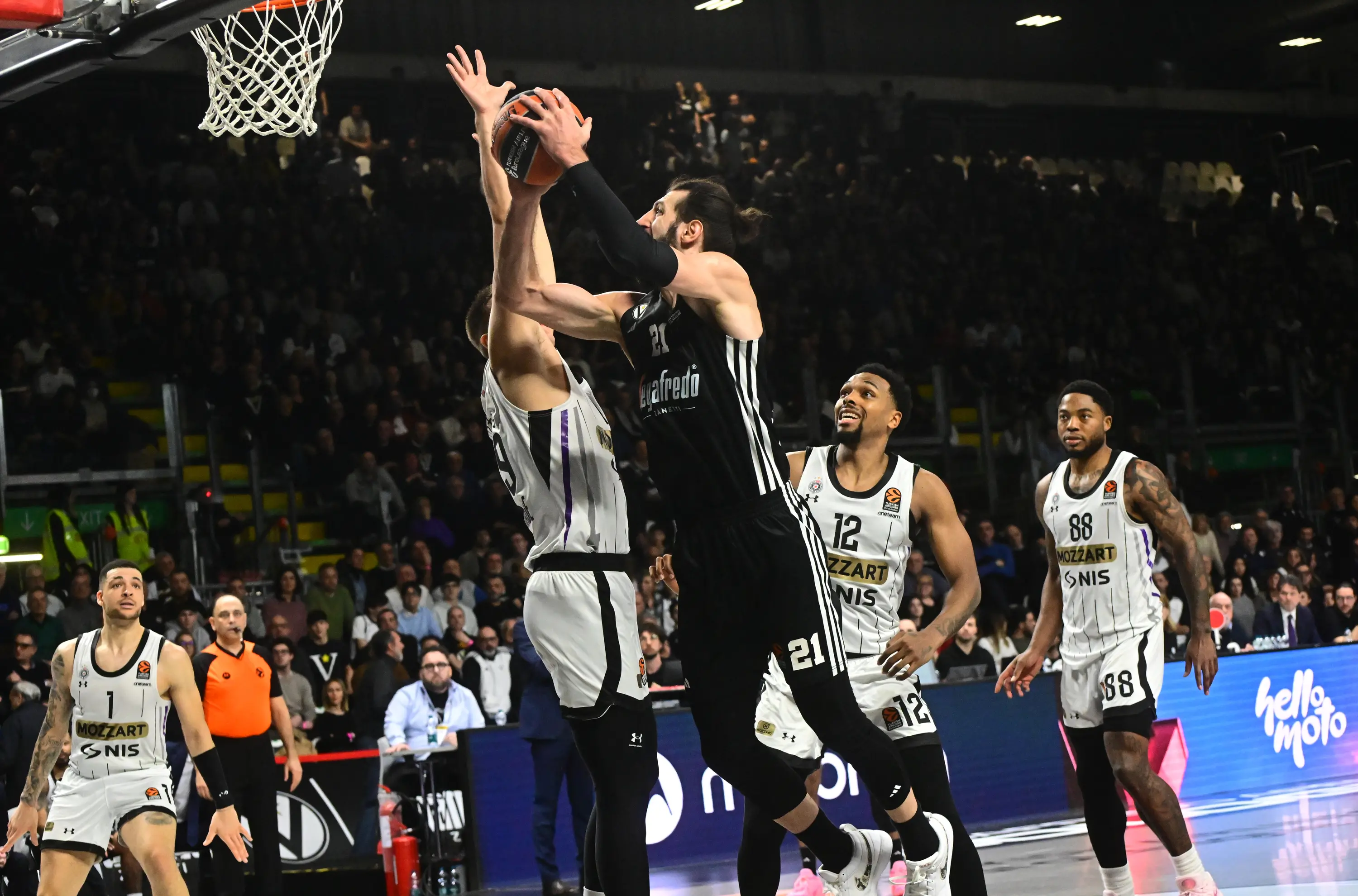 La Virtus cade col Partizan Belgrado 71-81