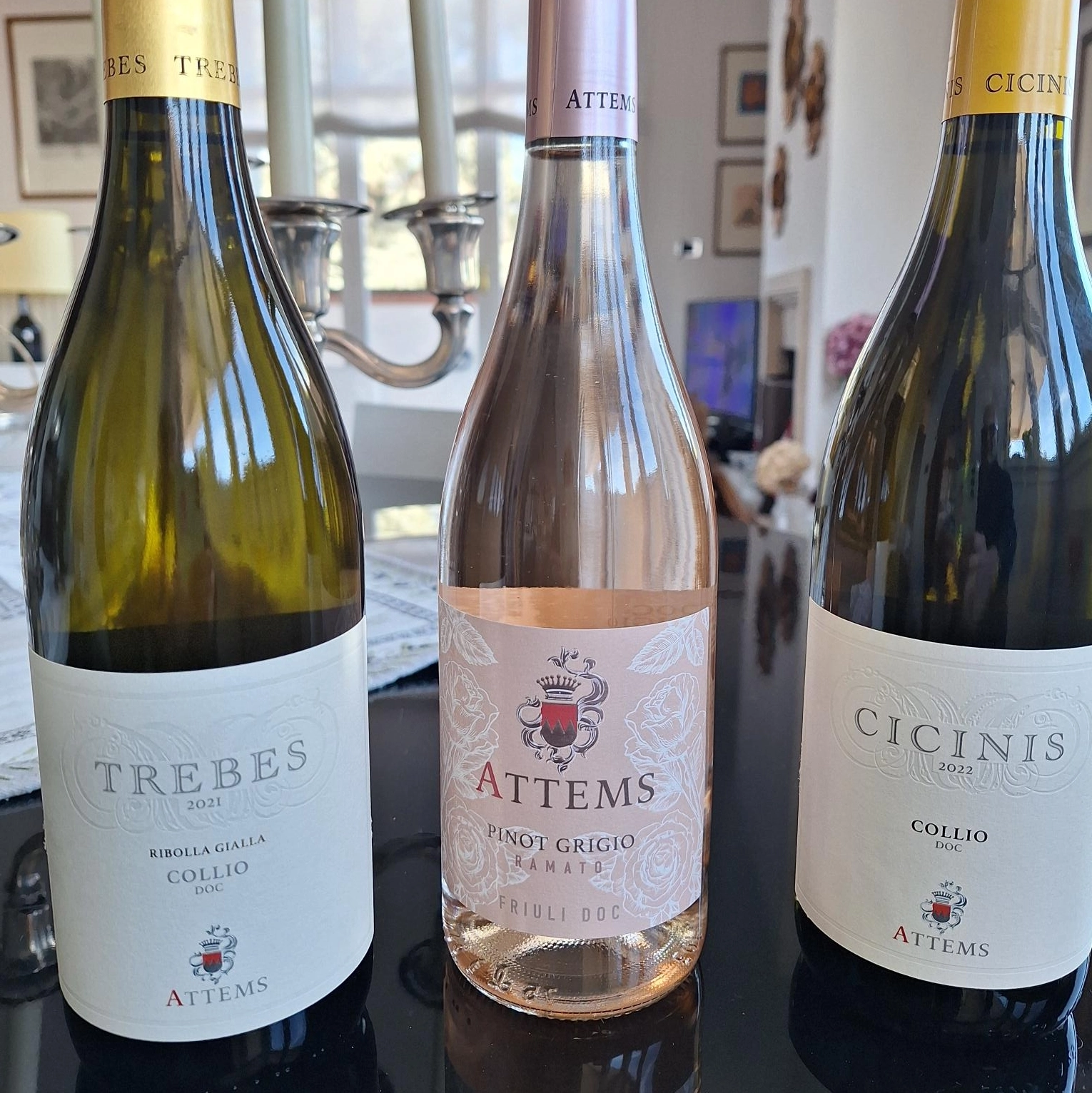 I tre vini degustati
