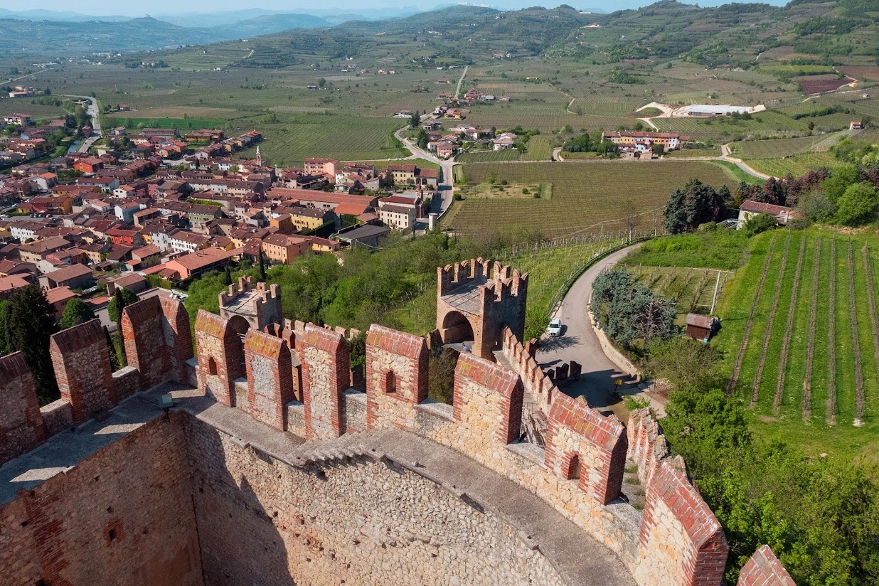 Soave vista dal Castello