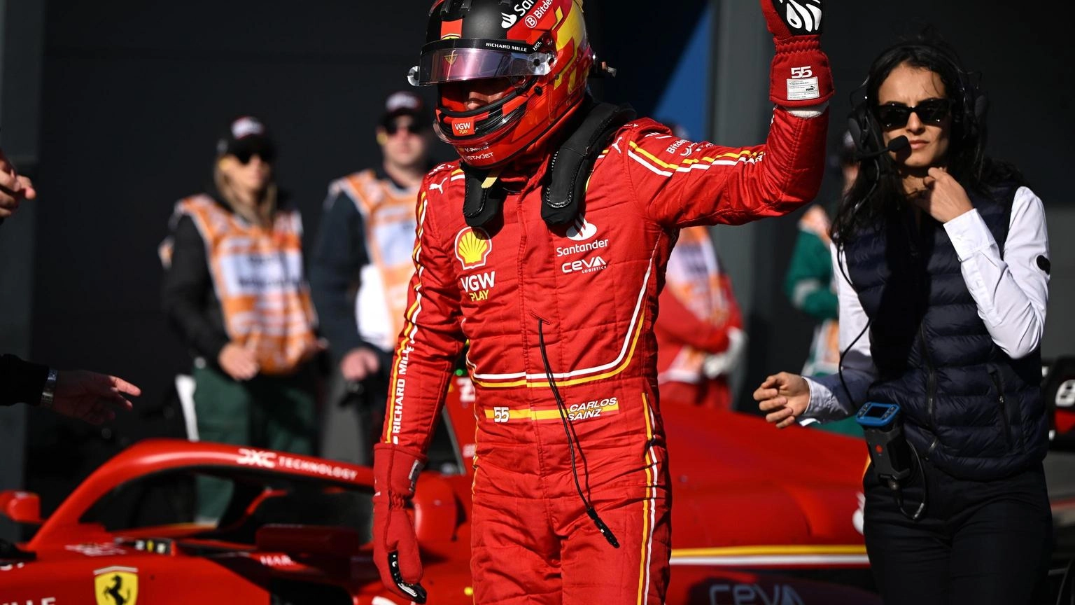 F1: Australia; Sainz piange di gioia 'grazie Ferrari'