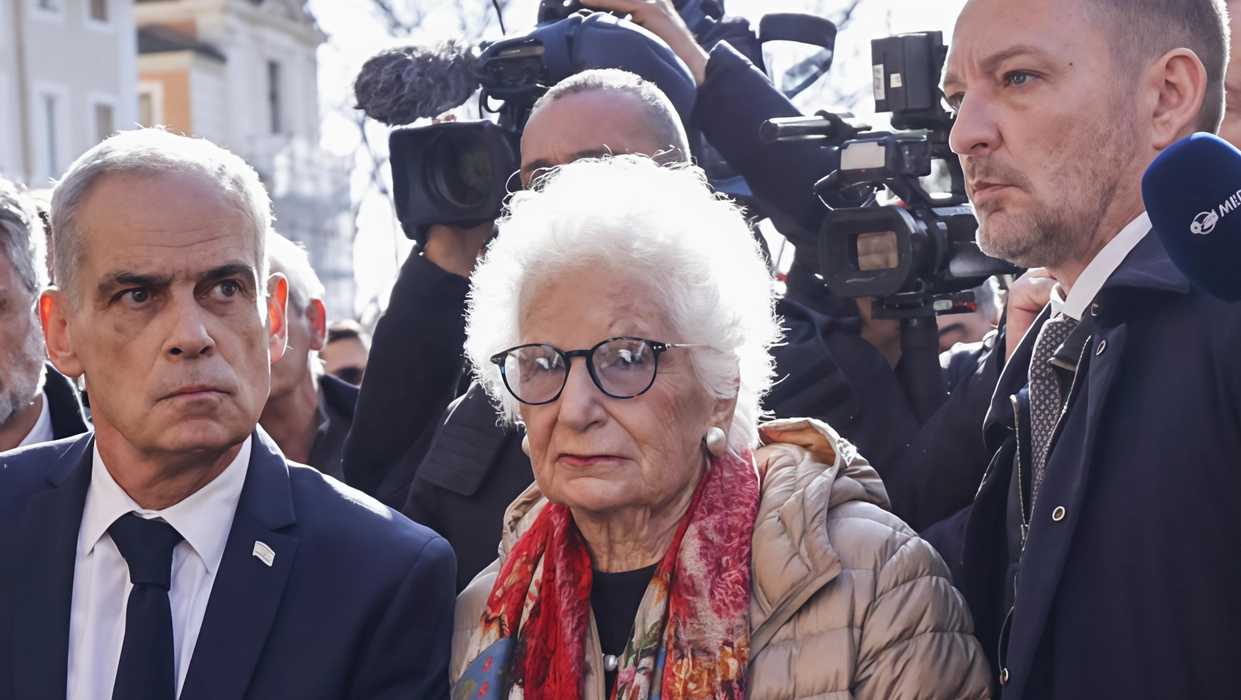 Liliana Segre, 94 anni, nel 1944 fu deportata ad Auschwitz. Venne liberata a Malchow dall’Armata rossa