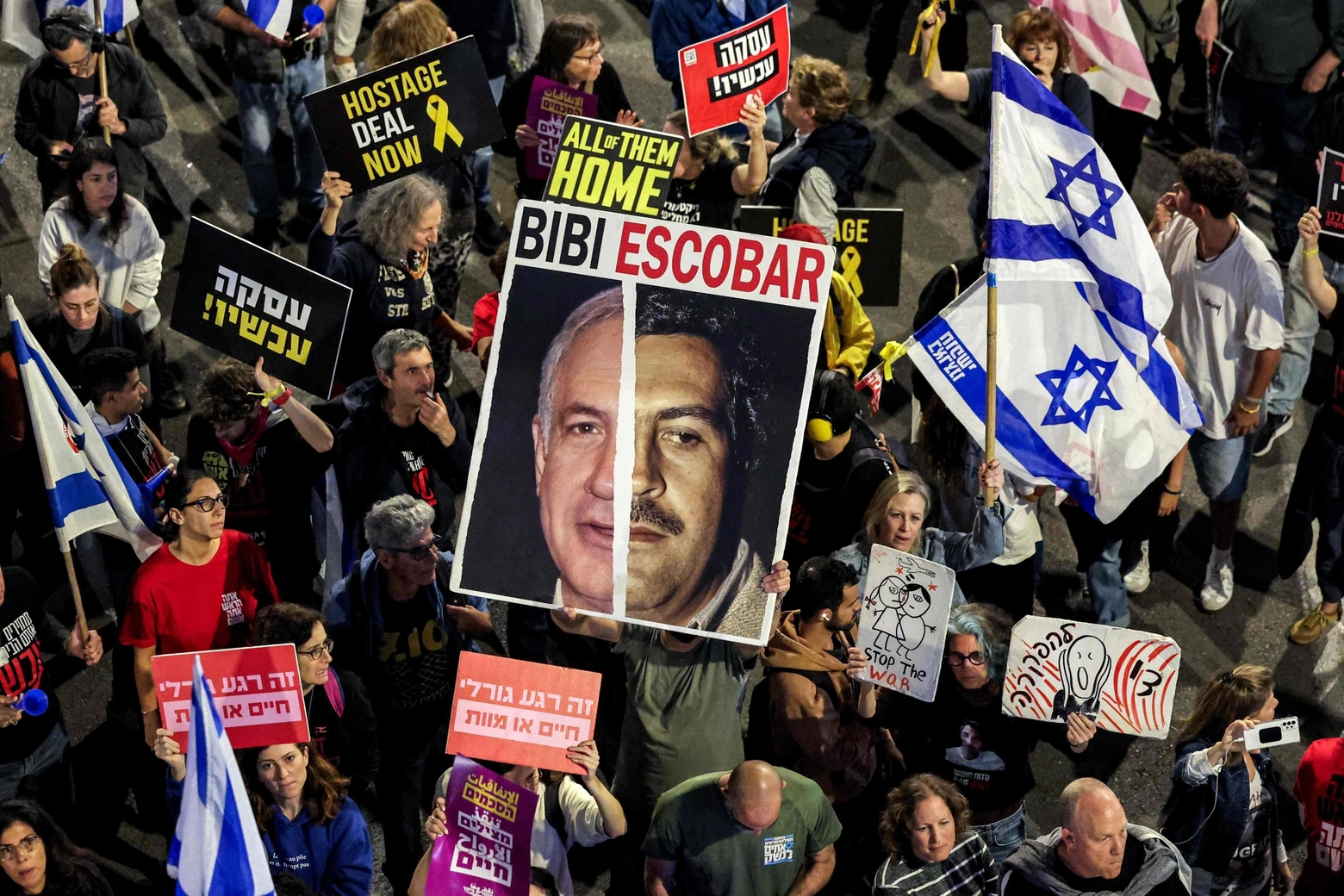 Cresce l'opposizione a Netanyahu dentro Israele (Ansa)