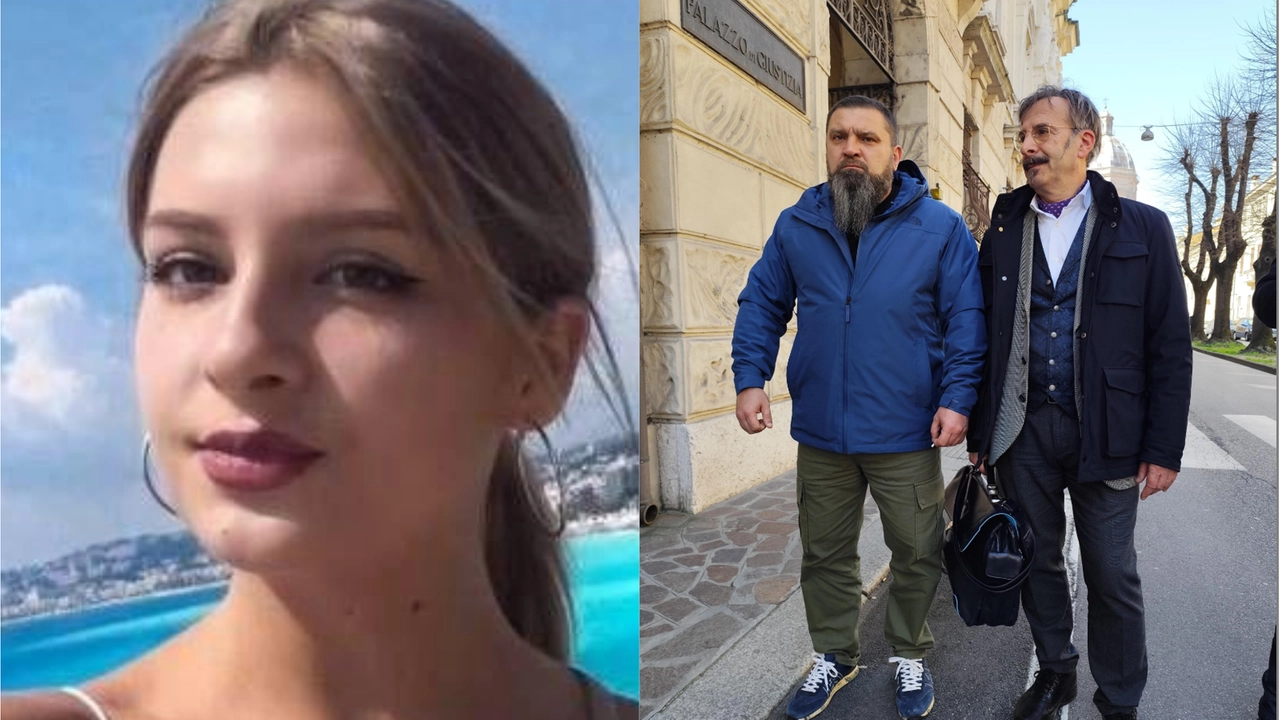 Yhana Malaiko, uccisa a 23 anni. Il padre Oleksandr Malaiko (a sinistra) con il suo legale Angelo Lino Murtas