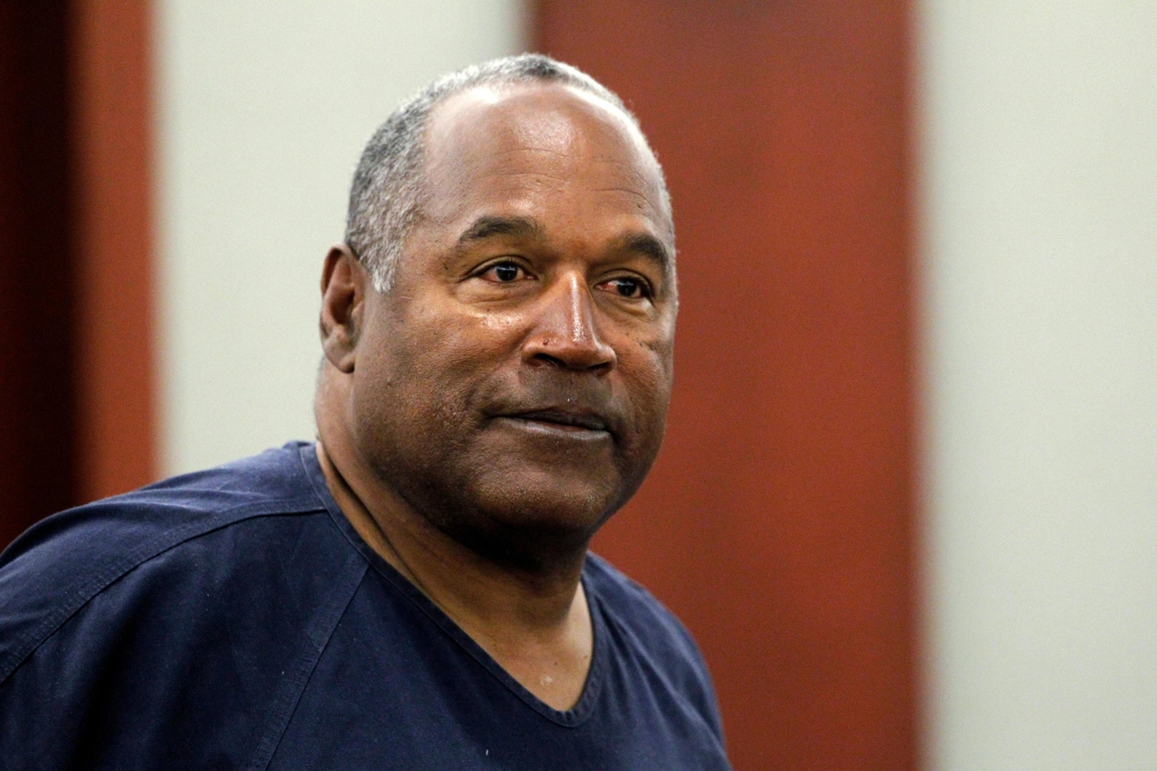 O. J. Simpson al processo di Las Vegas, nel 2013 (Ansa)