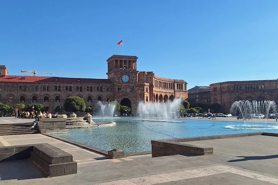 Piazza della Repubblica a Yerevan