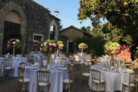 Gli spazi esterni del Castello della Castelluccia