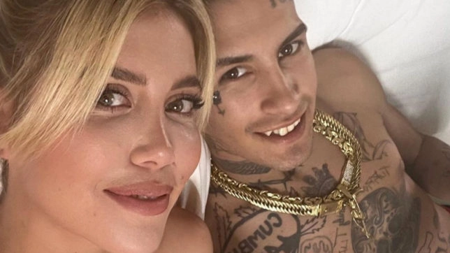 Una foto di L-Gante assieme a Wanda Nara pubblicata sui social del rapper