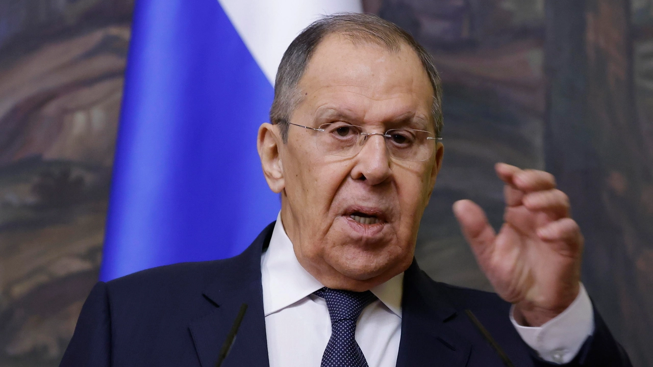 Il ministro degli Esteri russo Sergei Lavrov (foto Ansa)