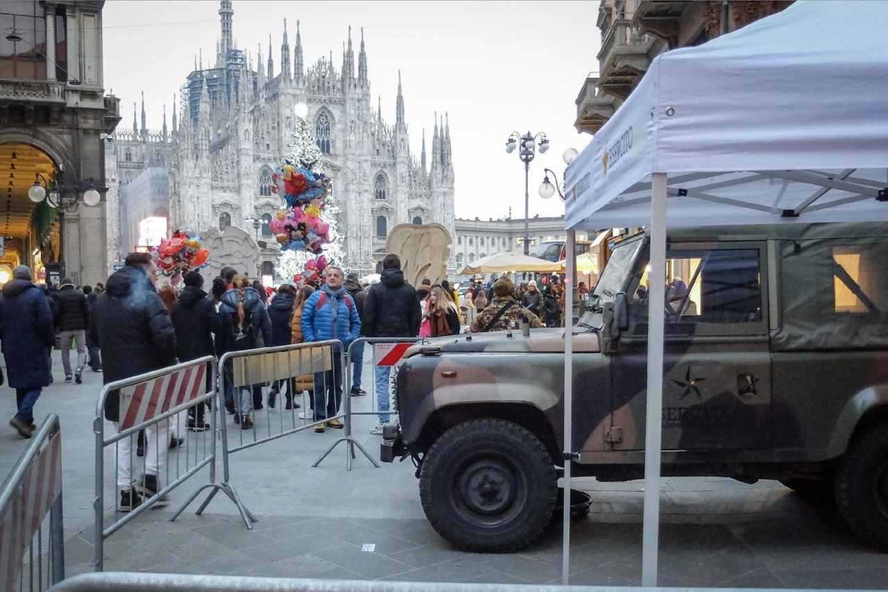 Sicurezza, soldati a protezione del Duomo