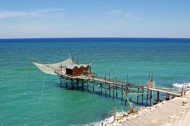 Il mare di Termoli, la città dei tre Moli