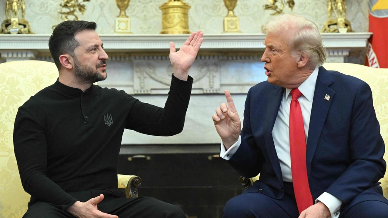 Trump contro Zelensky in diretta tv. Il tycoon: torni quando vuole la pace. .