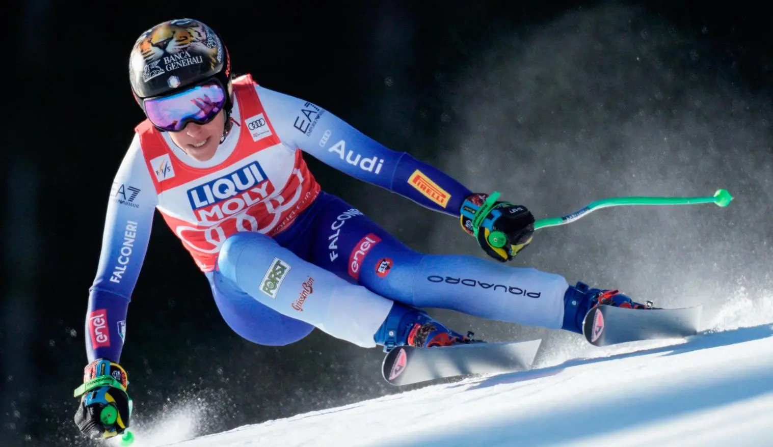 Nella discesa di Kvitfjell Brignone è quinta dietro Goggia, ma consolida il suo primato. Oggi (10.30) la seconda gara. Fede sempre più leader in Coppa del Mondo