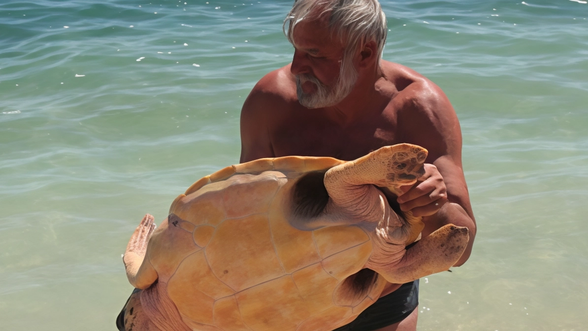 A sinistra, Gianluca Di Gioia, aveva 48 anni. A destra, Sauro Pari, presidente della Fondazione cetacea di Riccione