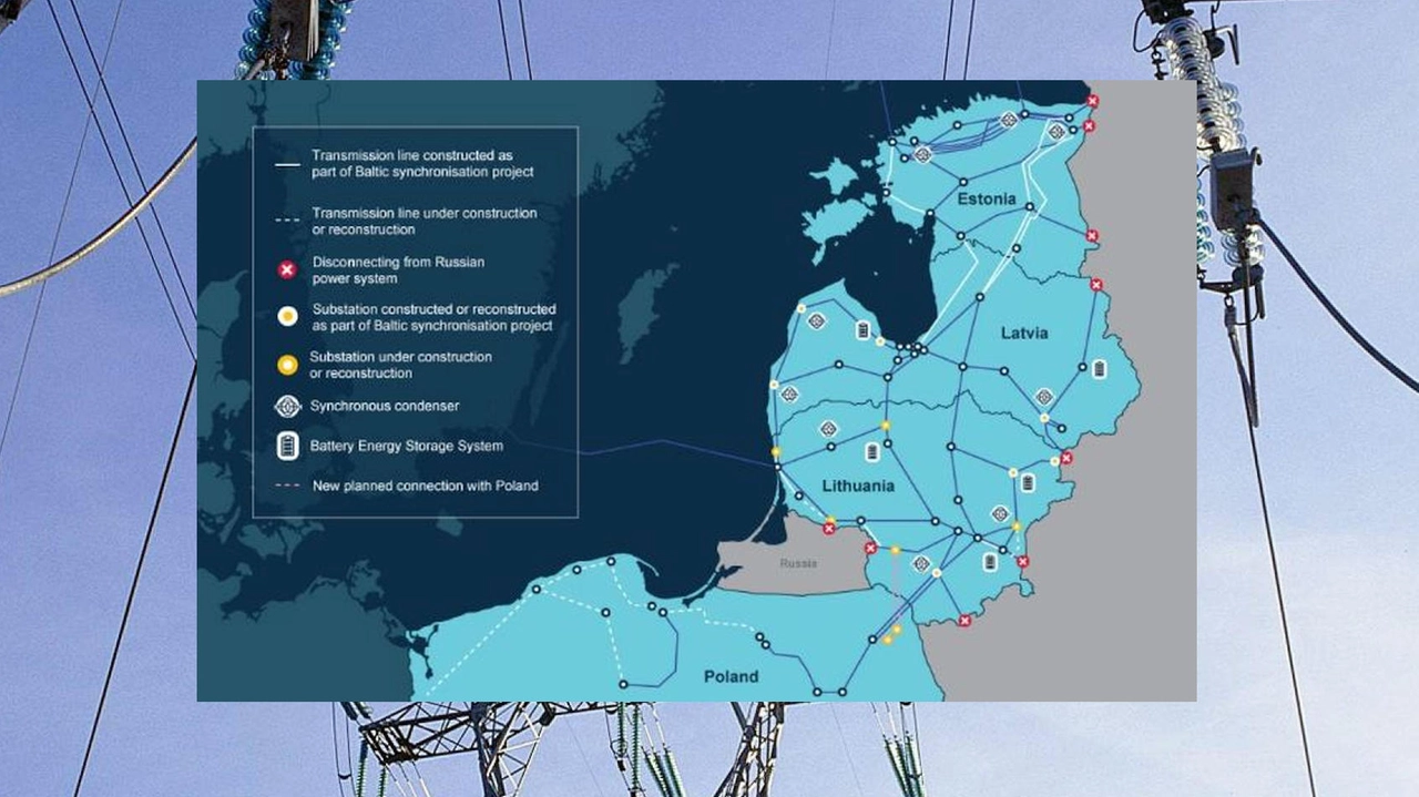 Estonia, Lettonia e Lituania si staccano dalla rete elettrica russa Brell