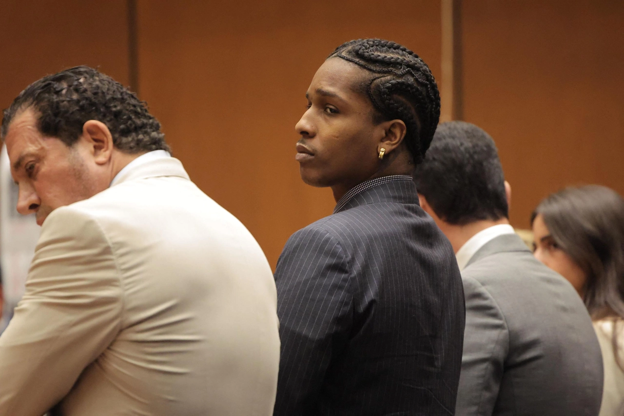 A$AP Rocky, Rakim Mayers, in tribunale (Ansa)