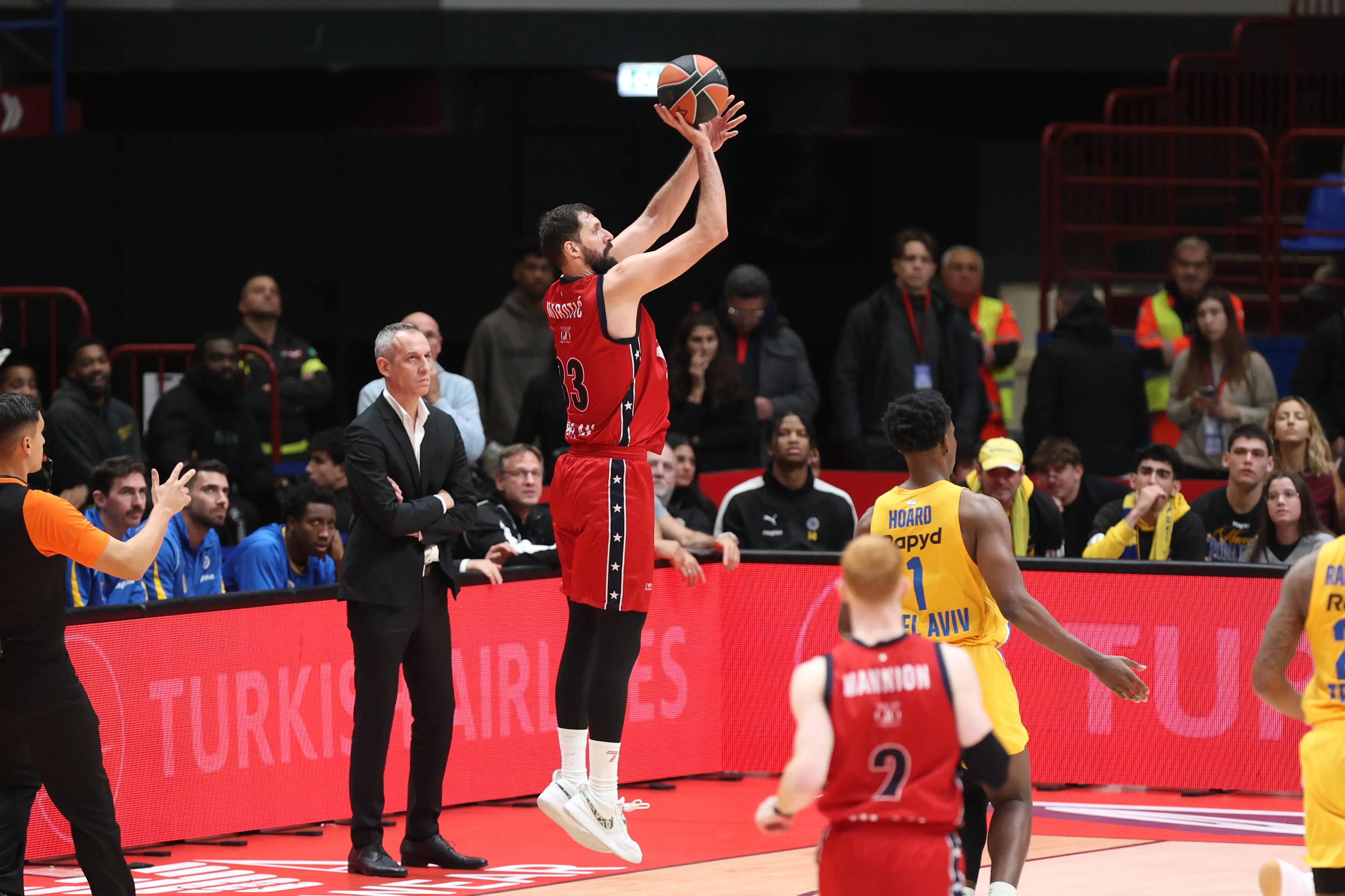 Olimpia Milano, facile successo contro il Maccabi Tel Aviv