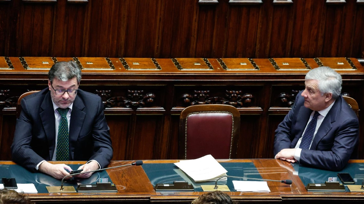 Giancarlo Giorgetti e Antonio Tajani