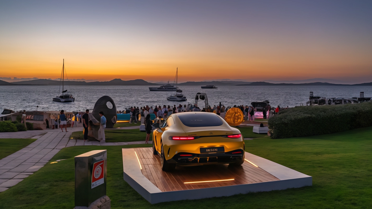 Al Phi Beach spicca la nuova AMG GT