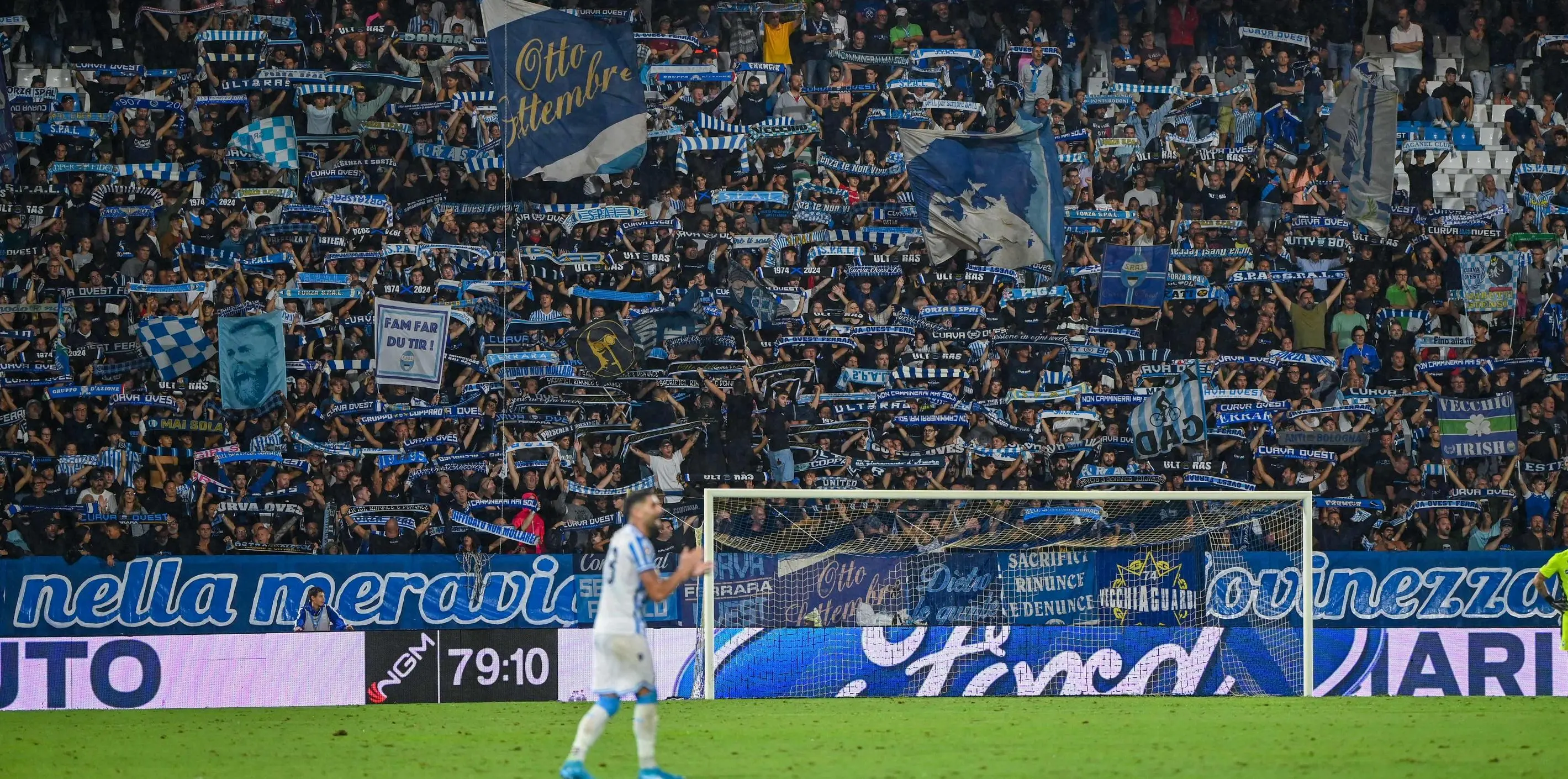 Spal, tornano bandiere e striscioni in curva: "Coreografia speciale col Campobasso"