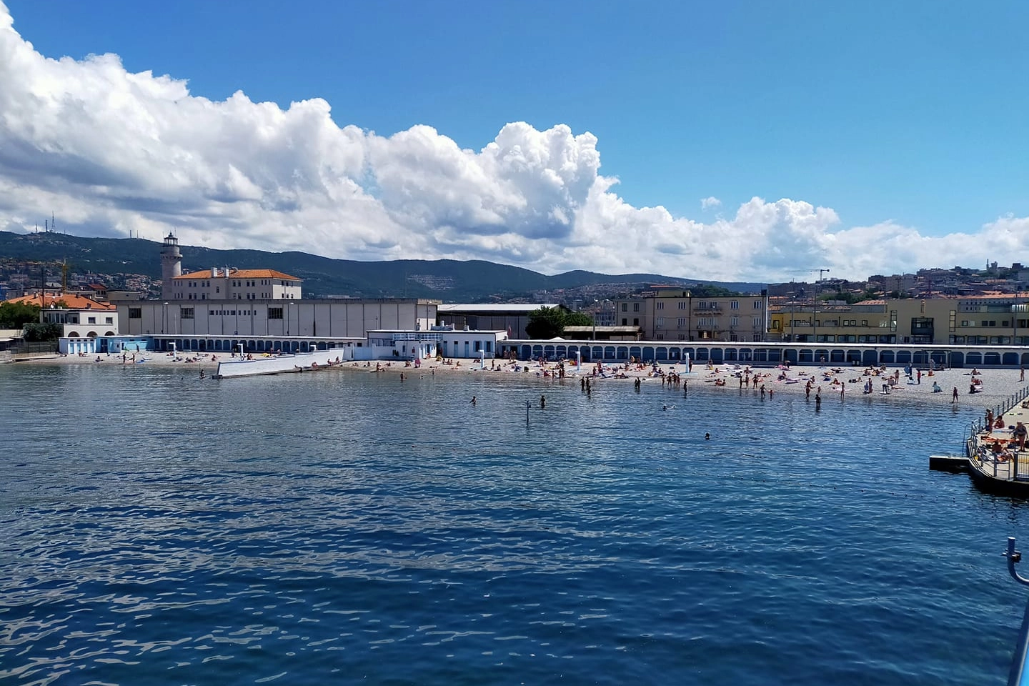 Spiaggia ‘El pedocin’ a Trieste