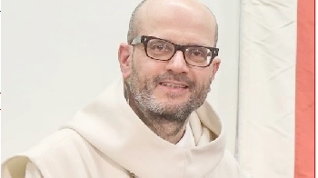 Padre Bernardo Gianni, abate della comunità monastica di San Miniato al Monte, a Firenze