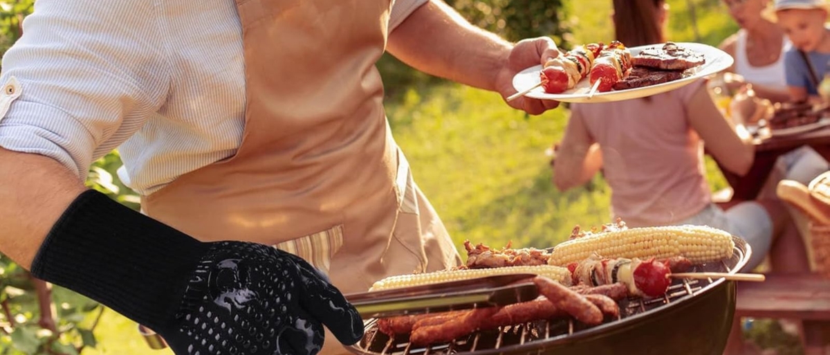 Massima resistenza al calore: cucina senza paura con i guanti anti-scottatura da barbecue in PROMO LAMPO