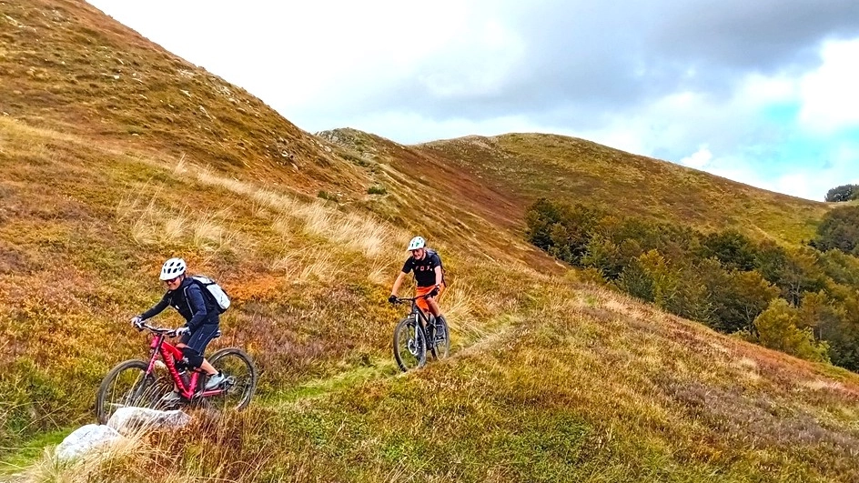 In mountain bike nell'Alta Garfagnana