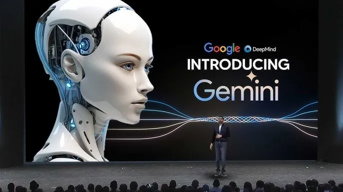 Sundar Pichai, N.1 di Google, durante la presentazione di Gemini