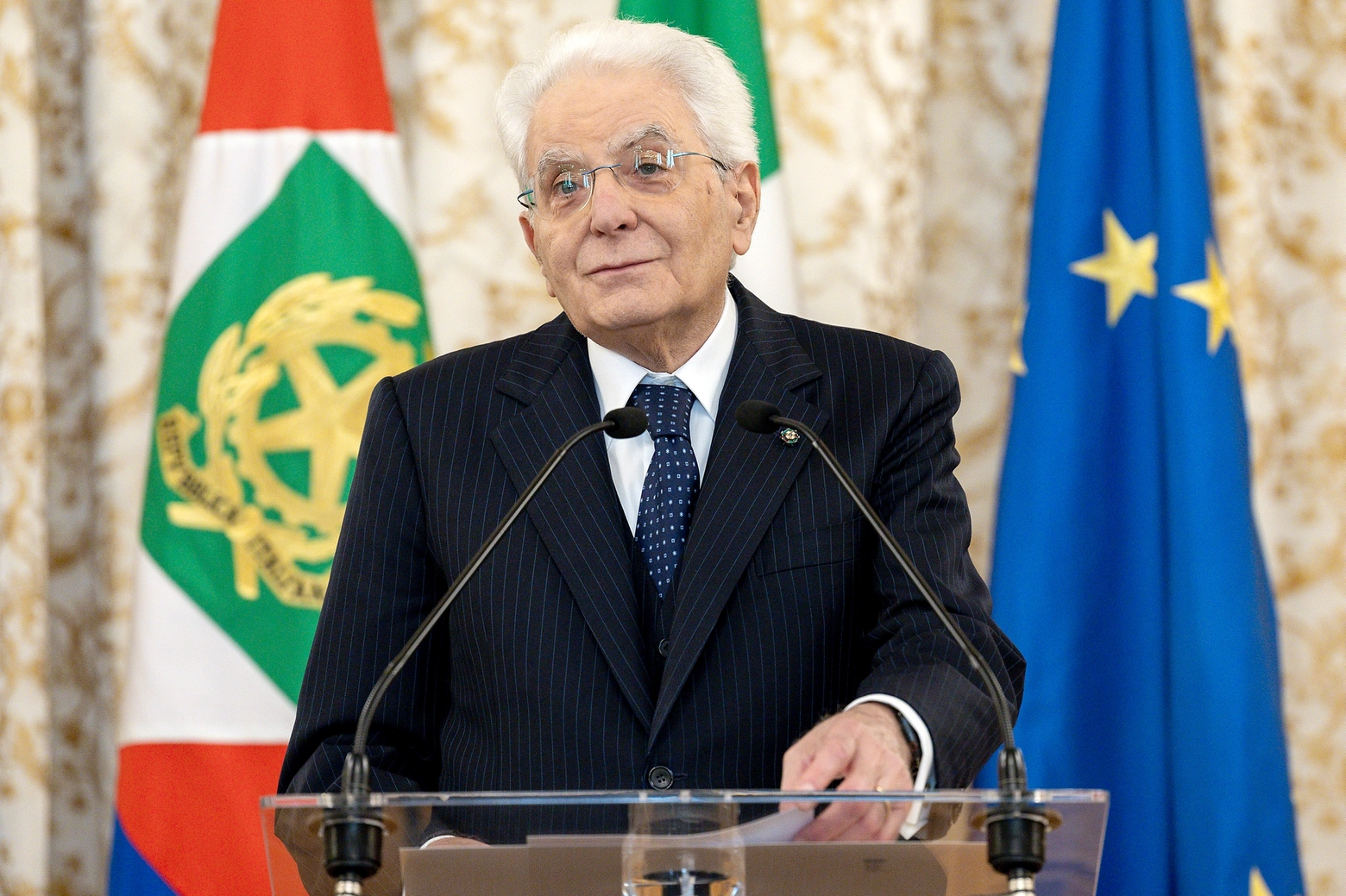 Il presidente Sergio Mattarella