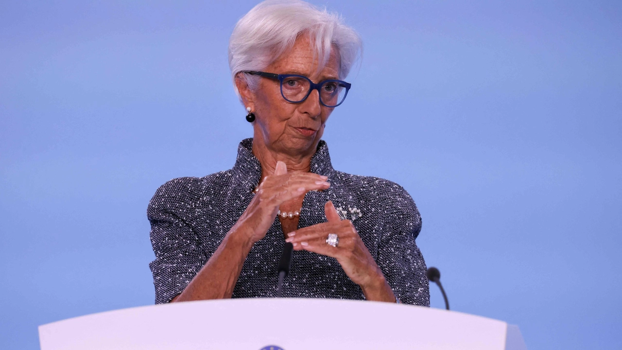 Christine Lagarde, presidente Bce (foto Ansa)