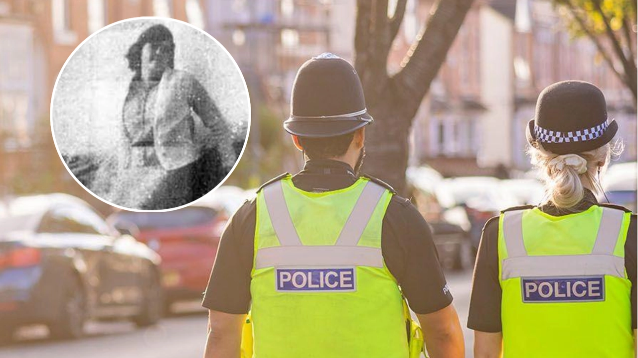 Nel tondo una foto di Sheila Fox diffusa nel 1972, ai tempi della scomparsa. Il caso risolto dalla polizia delle West Midlands