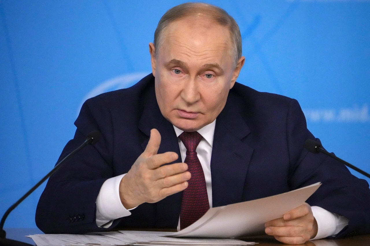 Il presidente russo Vladimir Putin (Ansa)