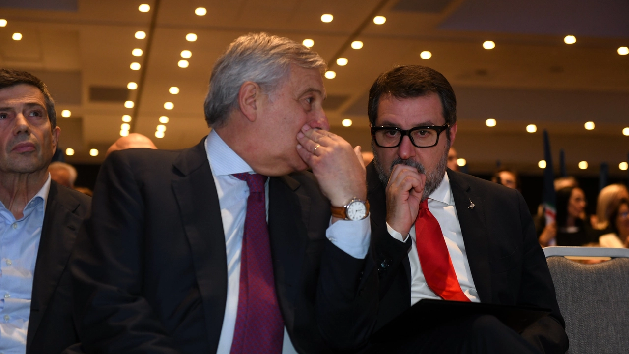 Antonio Tajani e Matteo Salvini (ImagoE)