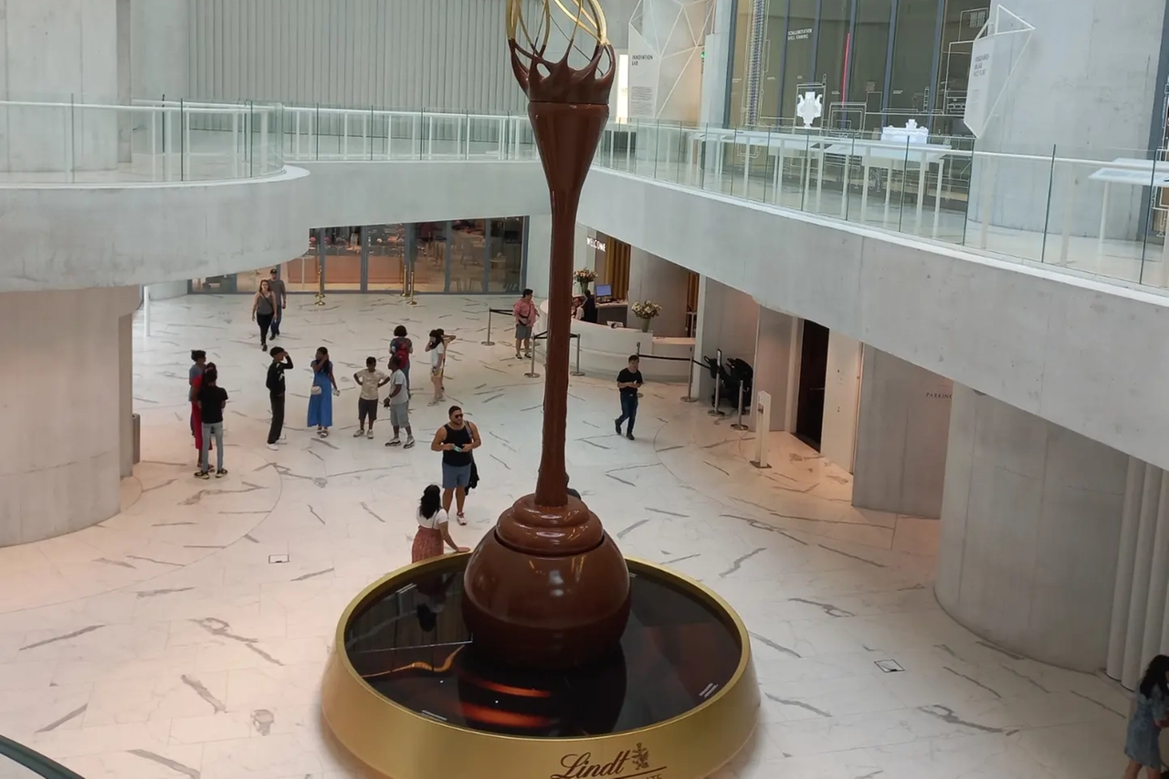 Museo Lindt, la fontana di cioccolato