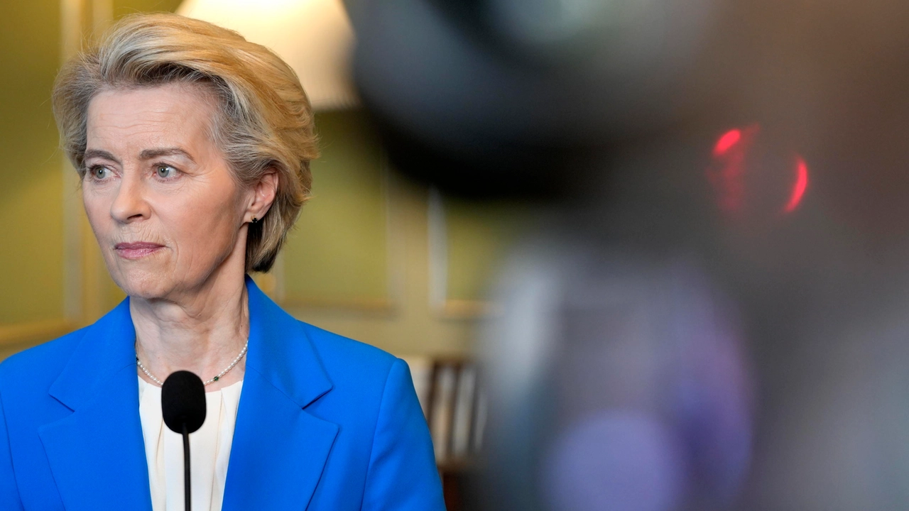 La presidente della Commissione Ue, Ursula von der Leyen (Ansa)