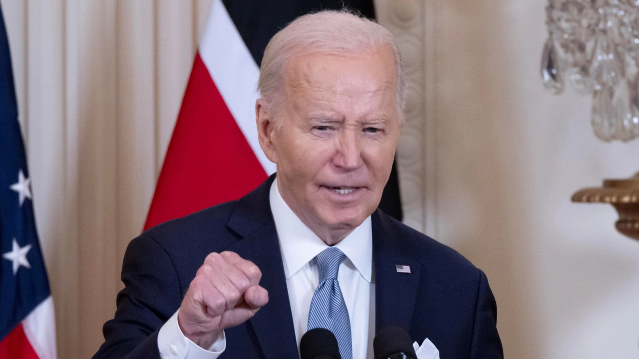 Il presidente americano Joe Biden alla Casa Bianca