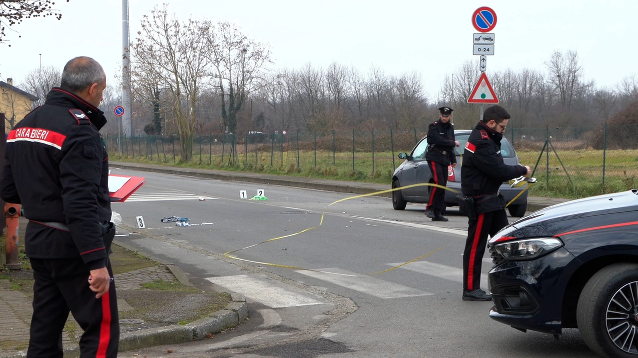 I rilievi dei carabinieri a Villasanta (Frame da video localTeam)