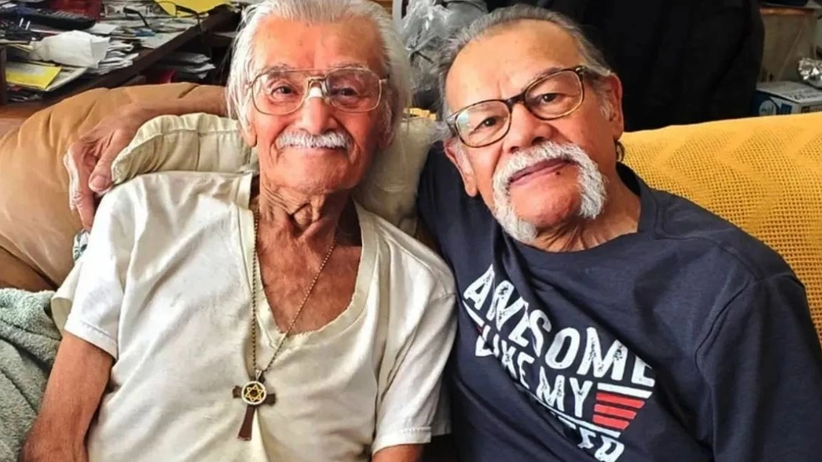 Roger e Luis Armando Albino, i due fratelli si riabbracciano dopo settant'anni (foto Instagram)