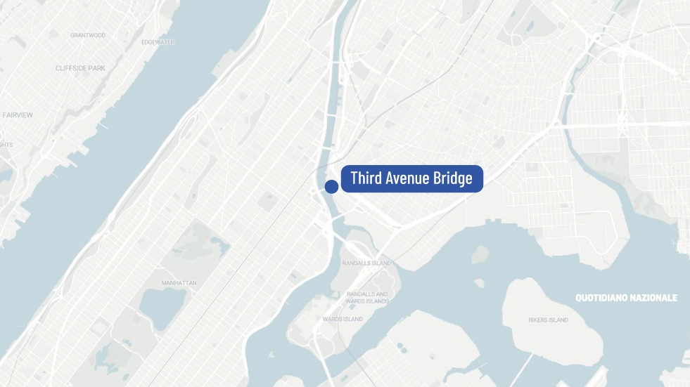 Il Third Avenue Bridge collega i quartieri del Bronx e di Manhattan