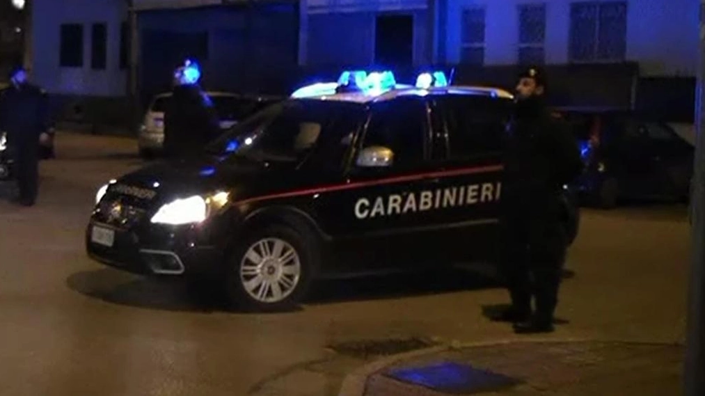 Un momento dell'operazione dei carabinieri di Santa Maria Capua Vetere (Ansa)