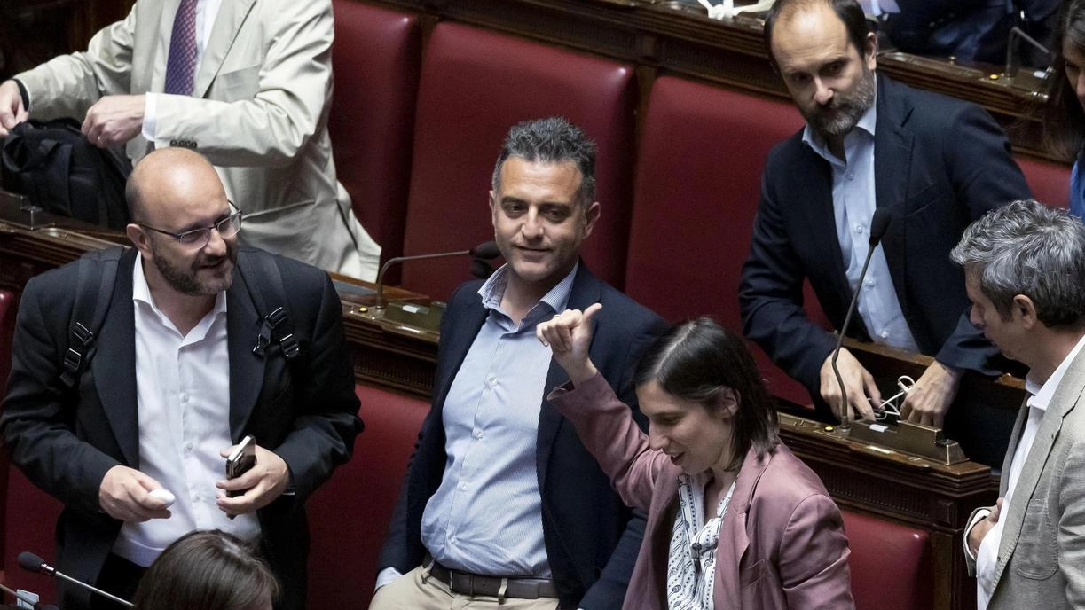 I banchi del Partito Democratico in Aula alla Camera dei Deputati