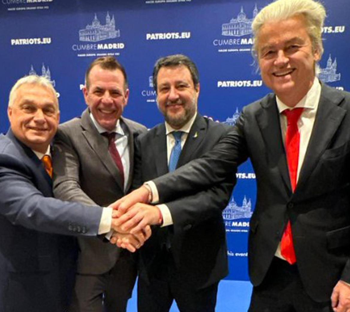 Vertice a Madrid,. Salvini, Orban e Abascal sullo stesso palco : "Rifare grande l’Europa"