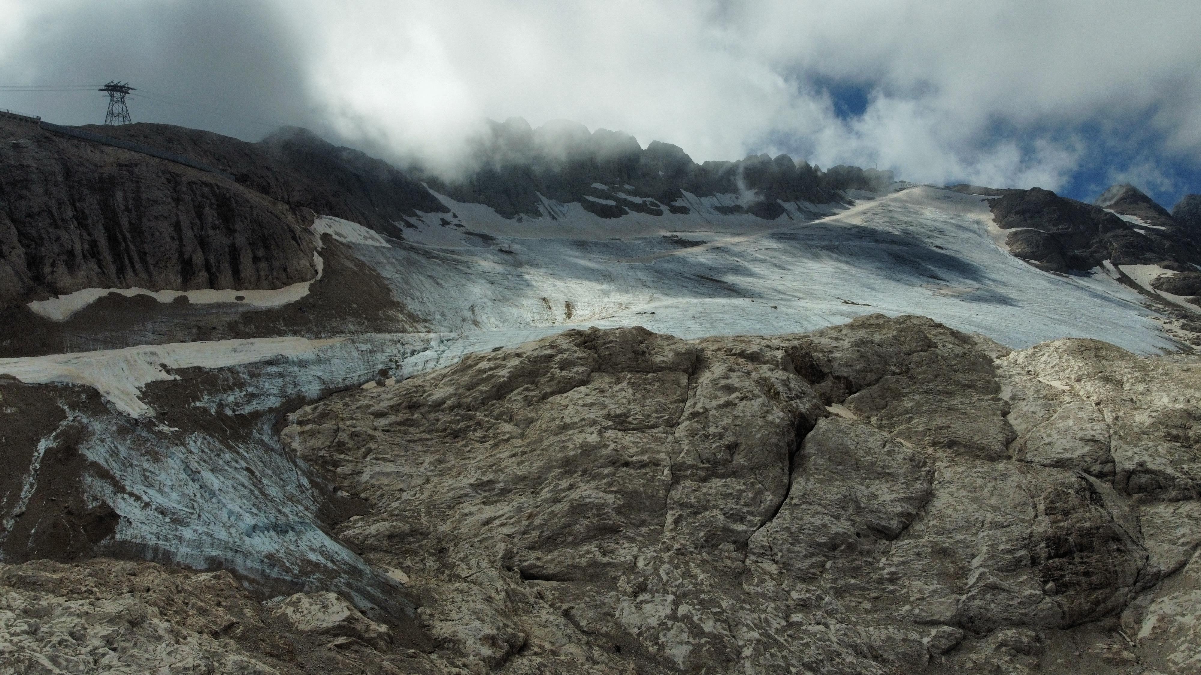 Marmolada, nel 2040 il ghiacciaio non esisterà più