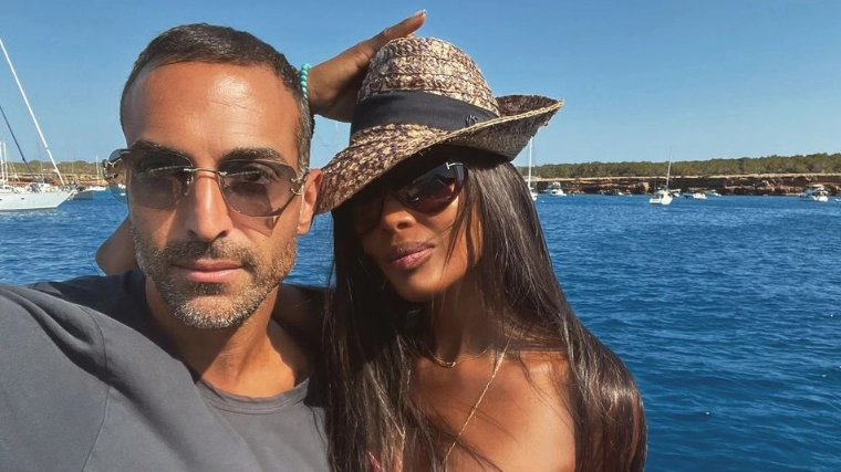 Naomi Campbell con il marito Mohammed Al Turki